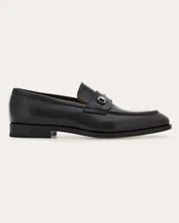 Ferragamo Uomo Mocassino con ornamento Nero Nero