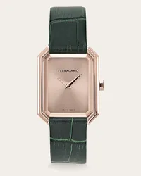 Ferragamo Donna Orologio Ferragamo Crystal Verde Verde