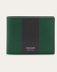 Ferragamo Uomo Portafoglio bicolor Verde Verde