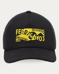 Ferragamo Uomo Cappellino con logo Giallo Giallo