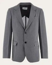 Ferragamo Uomo Blazer mono petto Grigio Grigio