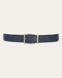 Ferragamo Uomo Cintura regolabile Blu Blu