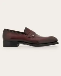 Ferragamo Uomo Mocassino Tramezza Rosso Rosso