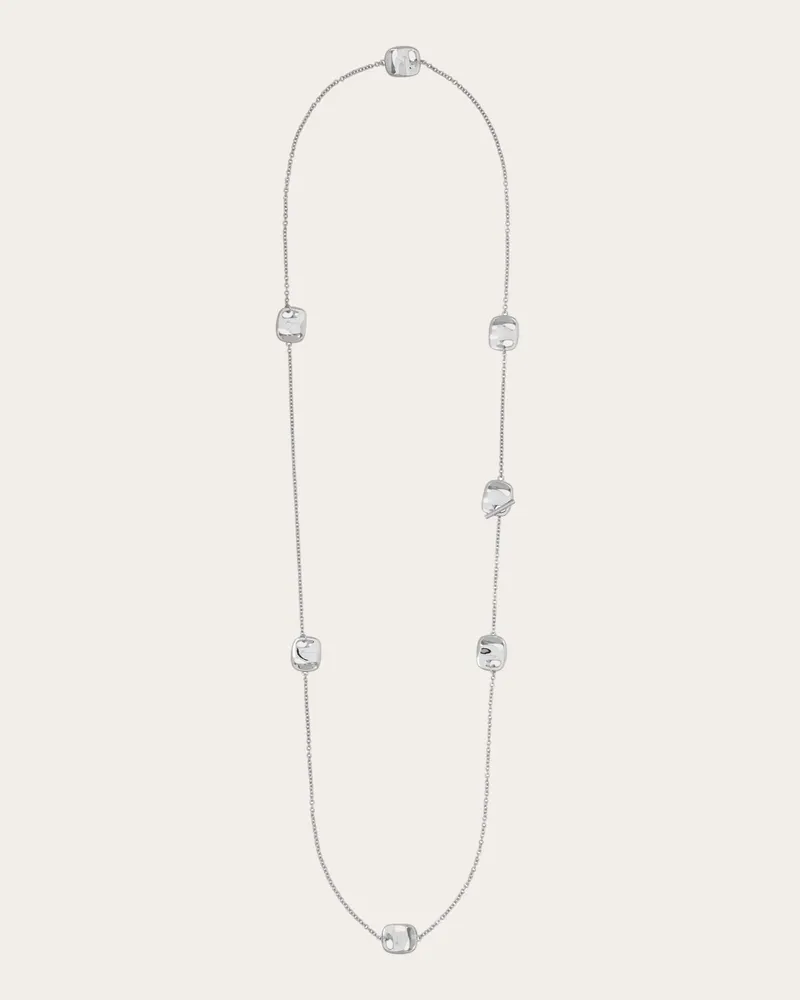Ferragamo Donna Collana lunga Vara Argento Argento