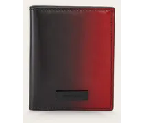 Uomo Porta carte di credito con sfumature Rosso