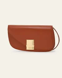 Ferragamo Donna Borsa a spalla Fiamma Marrone Marrone