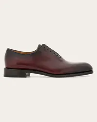 Ferragamo Uomo Oxford Tramezza Rosso Rosso