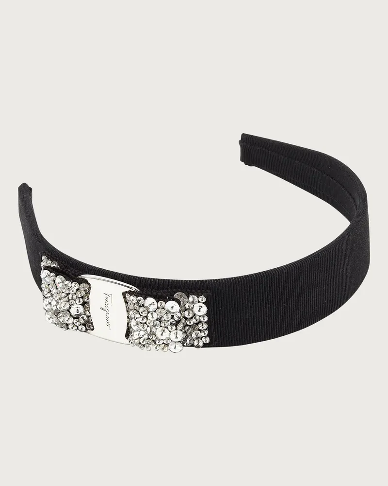 Ferragamo Donna Cerchietto fiocco Vara Nero Nero