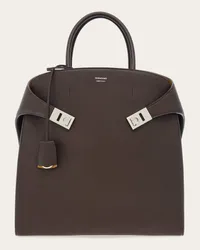 Ferragamo Uomo Tote bag Hug Testa Di Moro Testa