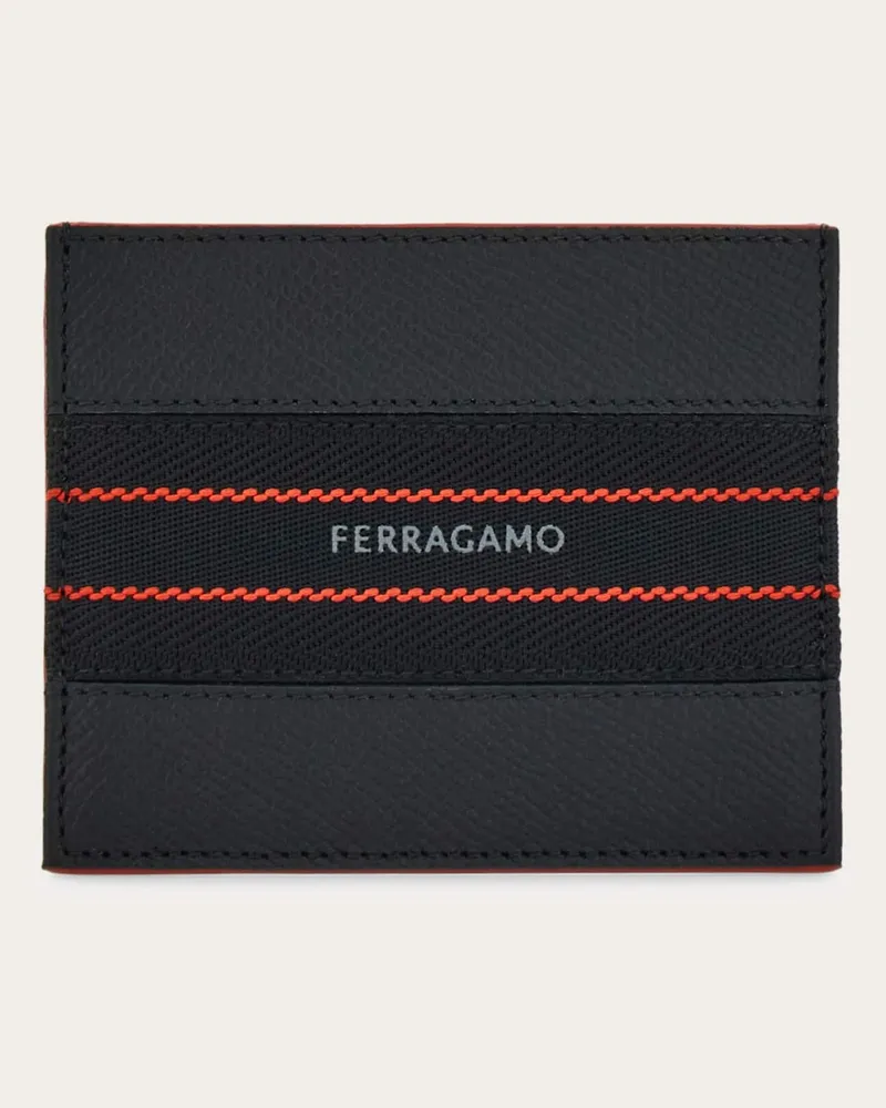 Ferragamo Uomo Porta carte di credito Nero Nero