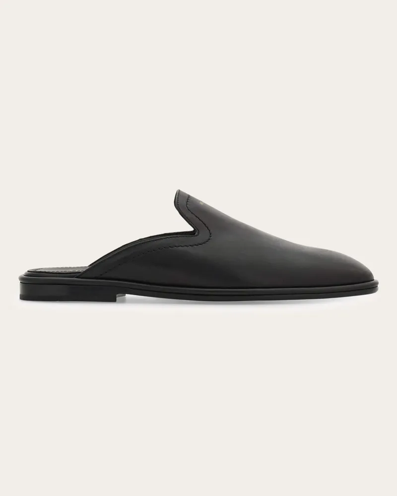 Ferragamo Uomo Mule Nero Nero