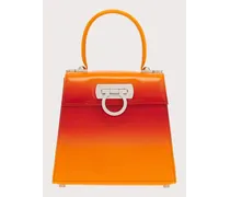 Donna Iconic Top Handle con sfumature (S) Arancione