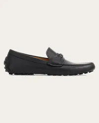 Ferragamo Uomo Driver ornamento Gancini Nero Nero