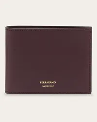 Ferragamo Uomo Portafoglio classico Rosso Rosso