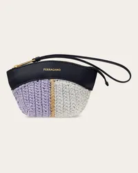 Ferragamo Donna Pouch compatta Blu Blu