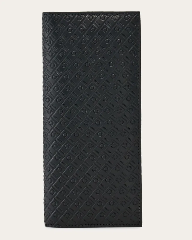 Ferragamo Uomo Portafoglio organizer Ferragamo Monogram Nero Nero