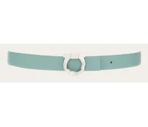 Donna Cintura reversibile con Gancini torchon Verde