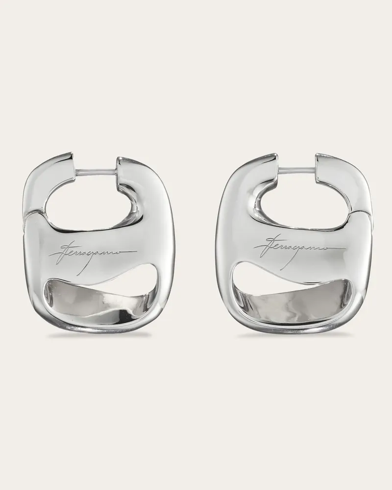 Ferragamo Donna Orecchini Vara - L Argento Argento