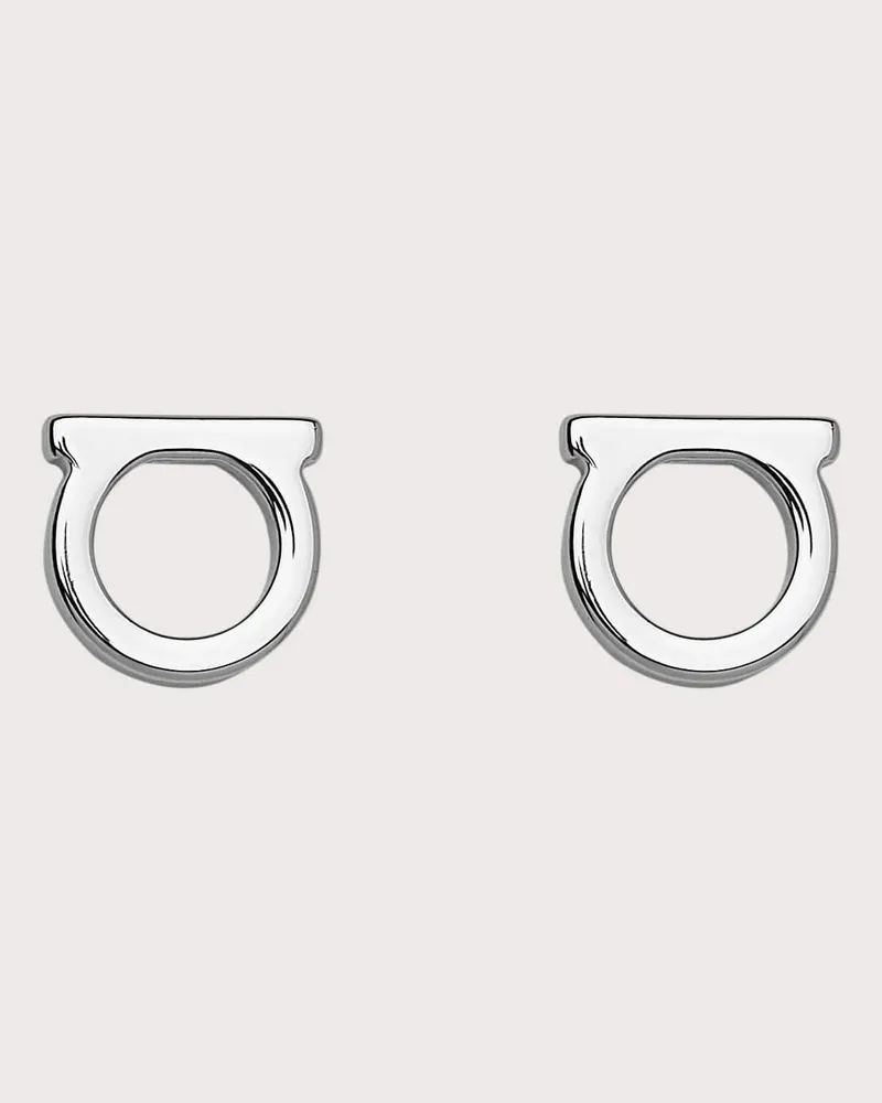 Ferragamo Donna Orecchini Gancini - S Argento Argento