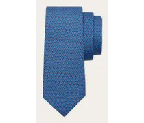 Uomo Cravatta in seta stampa Scala BLUE/LIGHT BLUE
