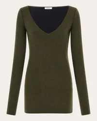 Ferragamo Donna Mini abito in maglia Verde Verde