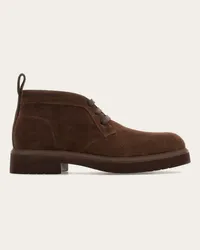 Ferragamo Uomo Stivaletto in suede Marrone Marrone