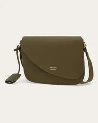 Ferragamo Uomo Borsa a tracolla Fiamma (M) Verde Oliva Verde