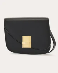 Ferragamo Donna Borsa a tracolla Fiamma (S) Nero Nero