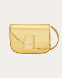 Ferragamo Donna Porta carte di credito Fiamma Oro Oro