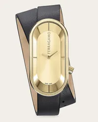 Ferragamo Donna Orologio Ferragamo Curve Nero Nero