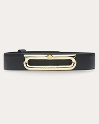 Ferragamo Uomo Bracciale con ornamento Gancini Nero Nero