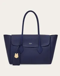 Ferragamo Donna Tote bag East-West (L) Blu Blu