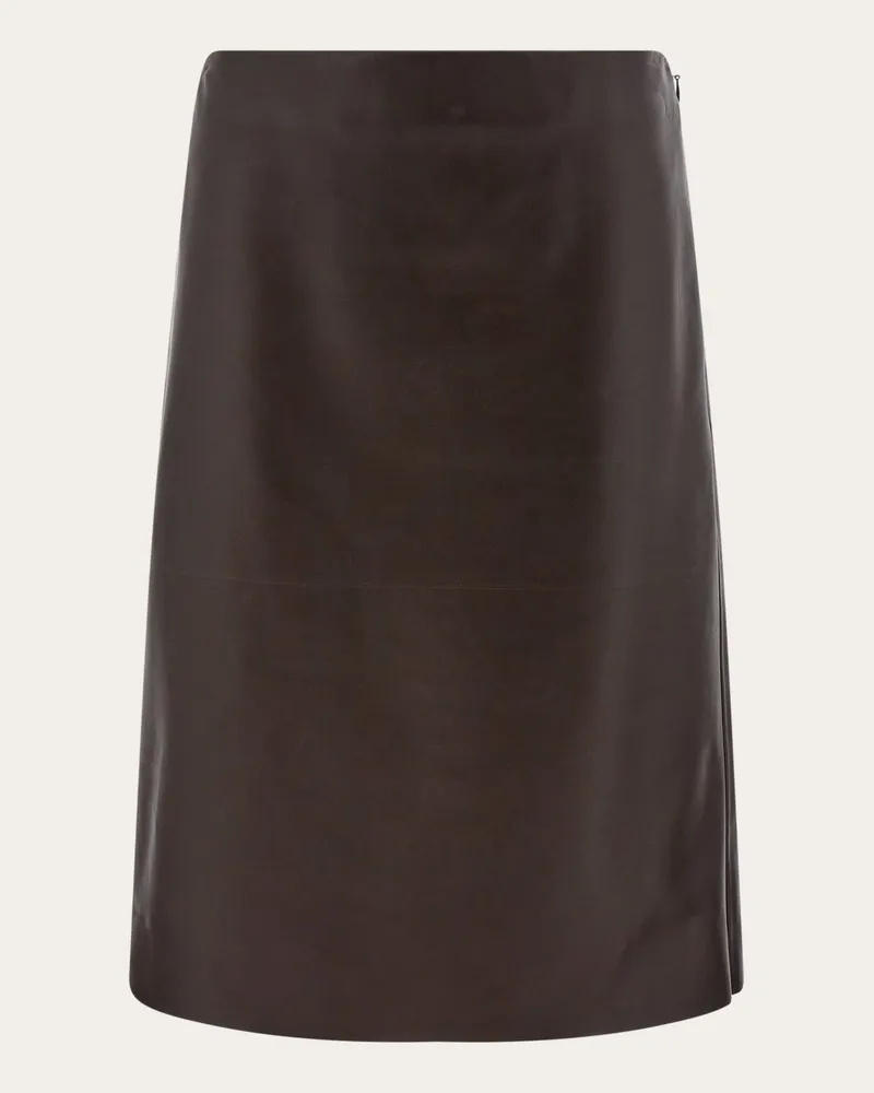 Ferragamo Donna Gonna dritta Marrone Marrone