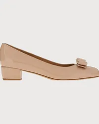 Ferragamo Donna Décolleté Vara Beige Beige