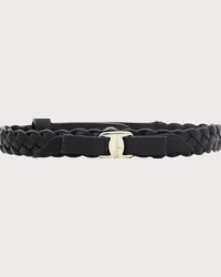 Ferragamo Donna Bracciale regolabile fiocco Vara Nero Nero