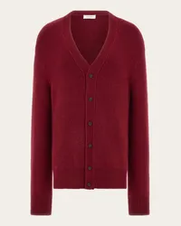 Ferragamo Uomo Cardigan in cashmere Rosso Rosso