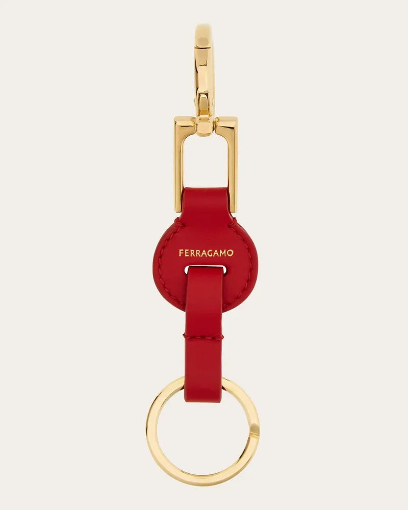 Ferragamo Donna Portachiavi Gancini Rosso Rosso
