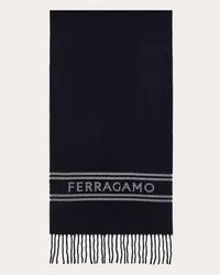 Ferragamo Uomo Sciarpa in cashmere Bianco Bianco