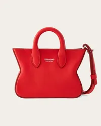 Ferragamo Uomo Charm mini tote Rosso Rosso