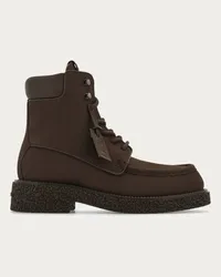 Ferragamo Uomo Combat boot Marrone Marrone