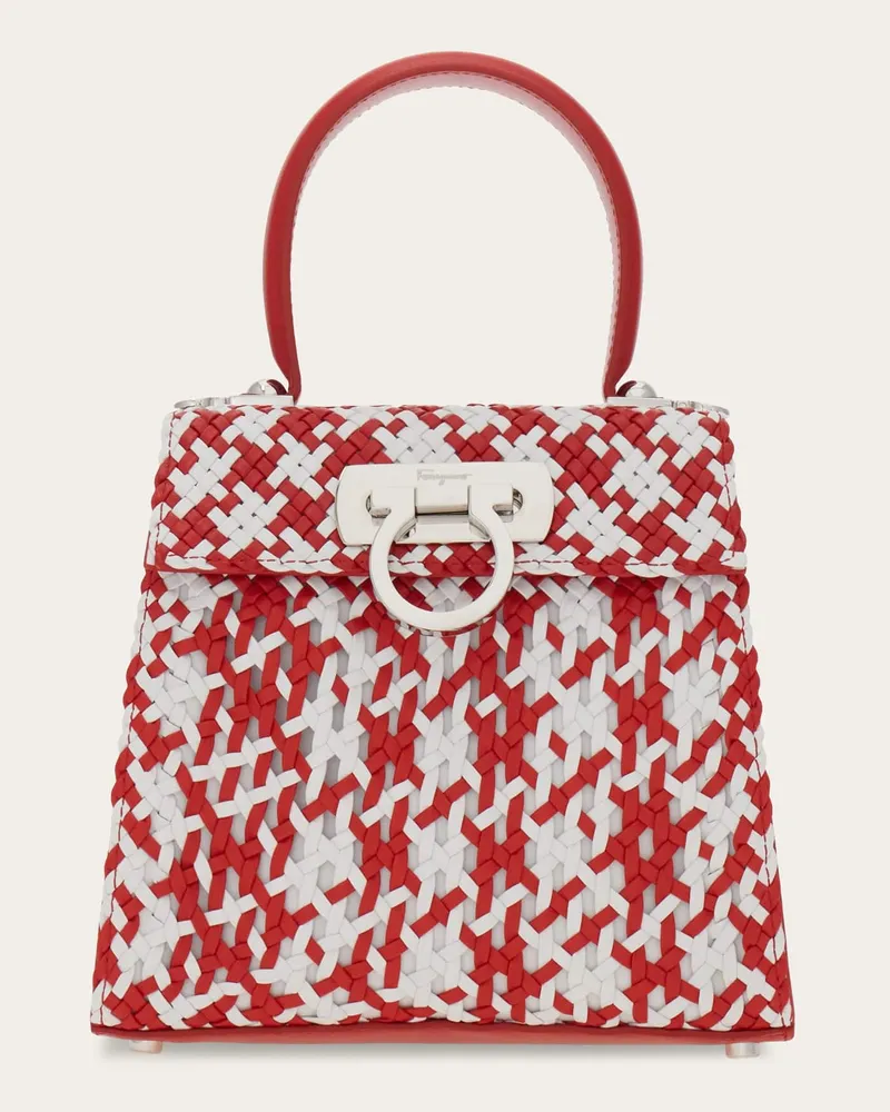 Ferragamo Donna Iconic Top Handle (S) Rosso Rosso