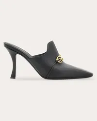 Ferragamo Donna Mule ornamento Gancini Nero Nero