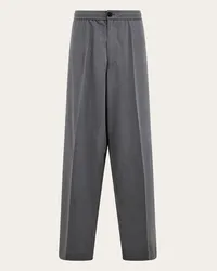 Ferragamo Uomo Pantalone con coulisse Grigio Grigio