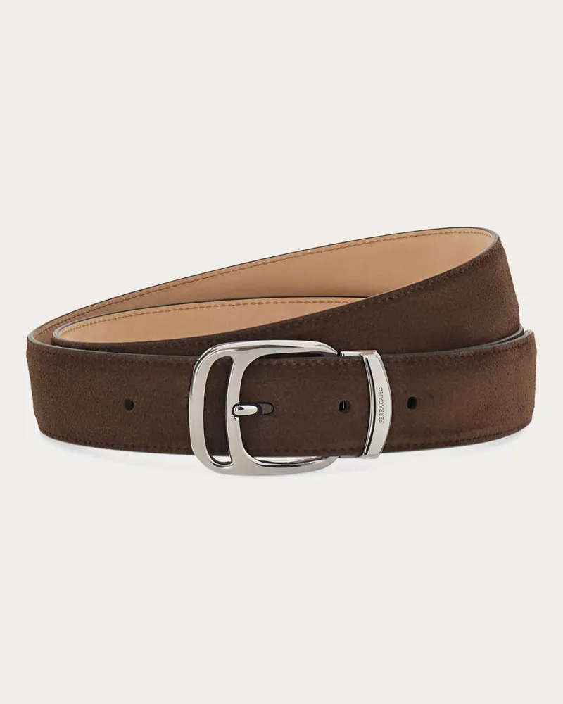Ferragamo Uomo Cintura regolabile Marrone Marrone
