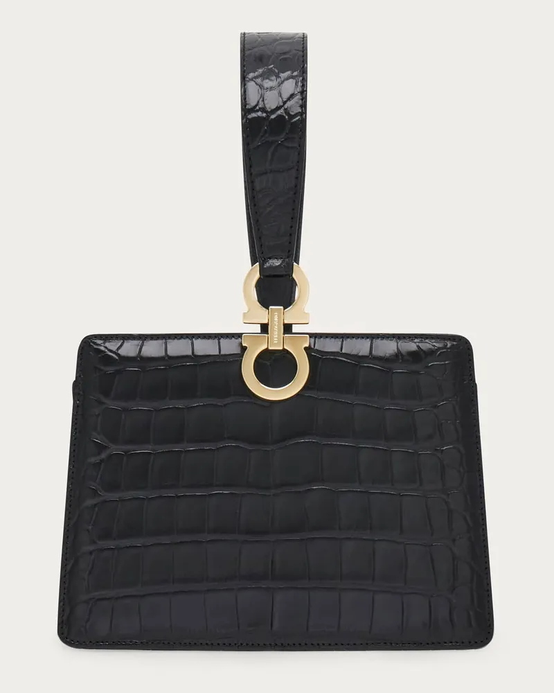 Ferragamo Donna Mini clutch Nero Nero