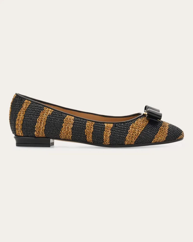 Ferragamo Donna Ballerina Varina Nero Nero