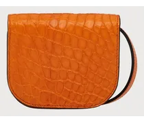 Uomo Minibag Gancini Arancione