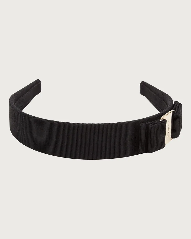 Ferragamo Donna Cerchietto fiocco Vara Nero Nero