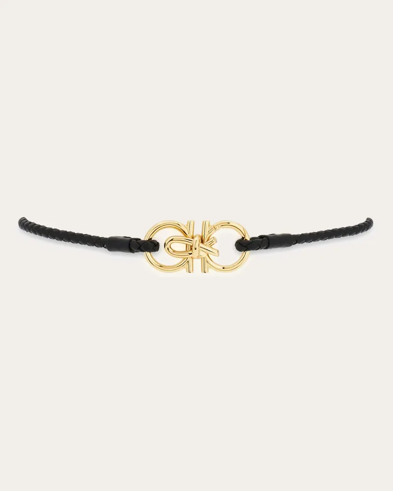 Ferragamo Donna Cintura estendibile Gancini Nero Nero