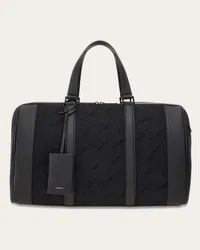 Ferragamo Uomo Duffle bag Ferragamo Monogram Nero Nero